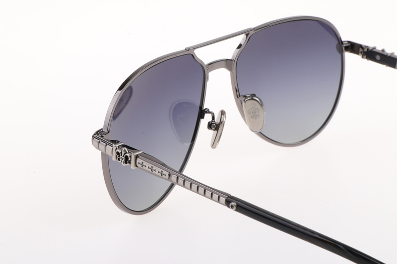 CH8123 Sunglasses Gunmetal Gradient Gray