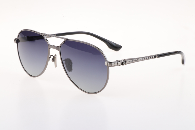 CH8123 Sunglasses Gunmetal Gradient Gray