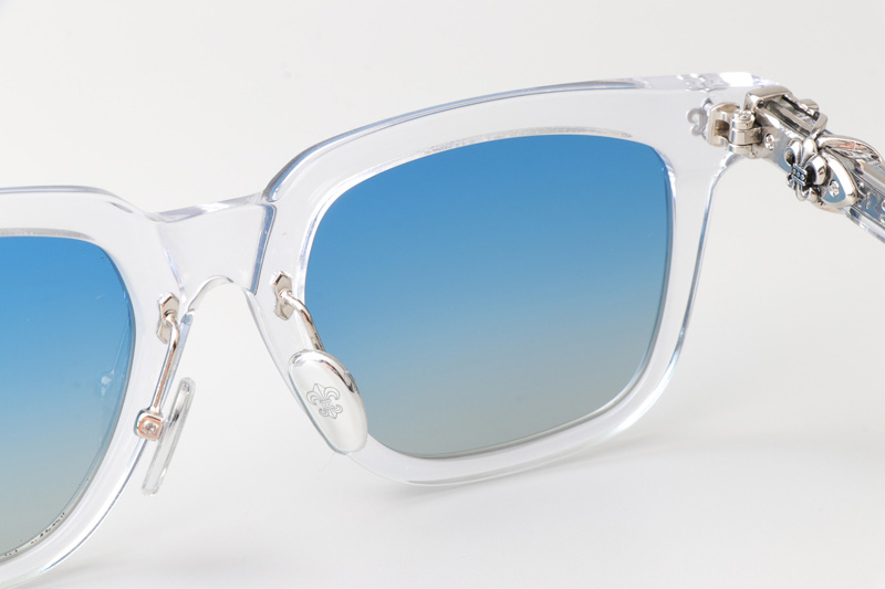 CH8127 Sunglasses Clear Blue Flash