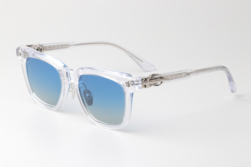 CH8127 Sunglasses Clear Blue Flash