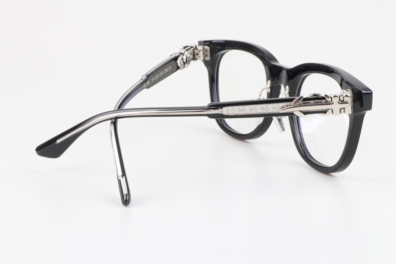 CH8133 Eyeglasses Black Silver