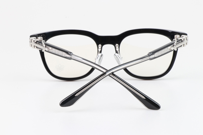 CH8133 Eyeglasses Black Silver