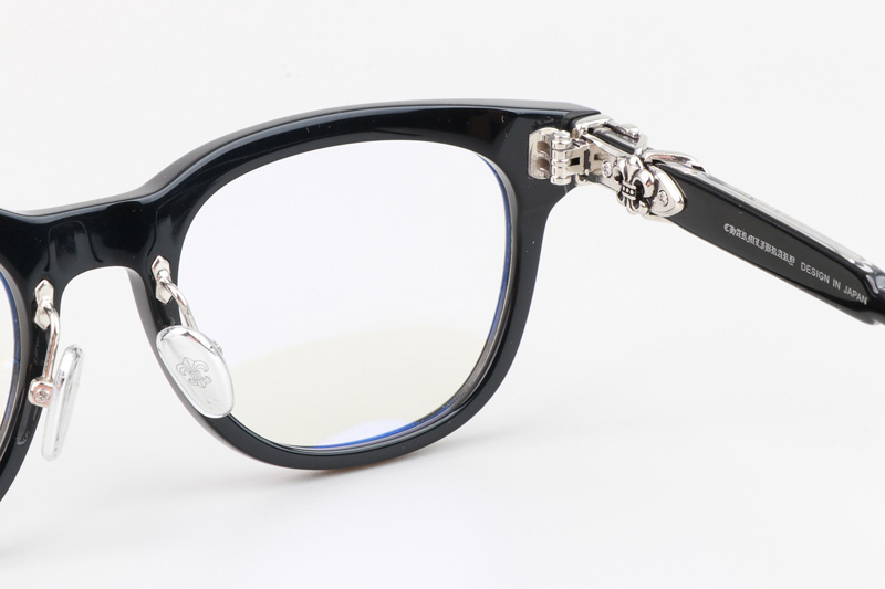 CH8133 Eyeglasses Black Silver