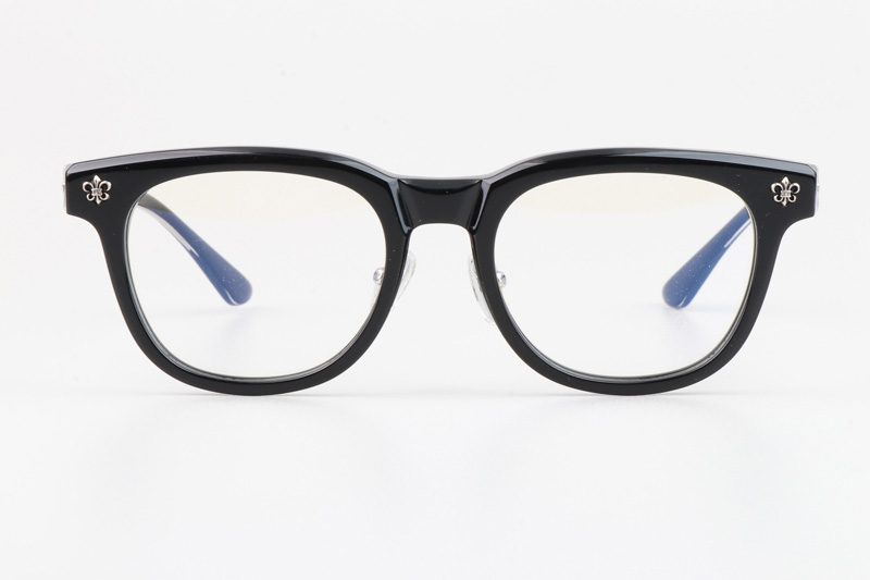 CH8133 Eyeglasses Black Silver