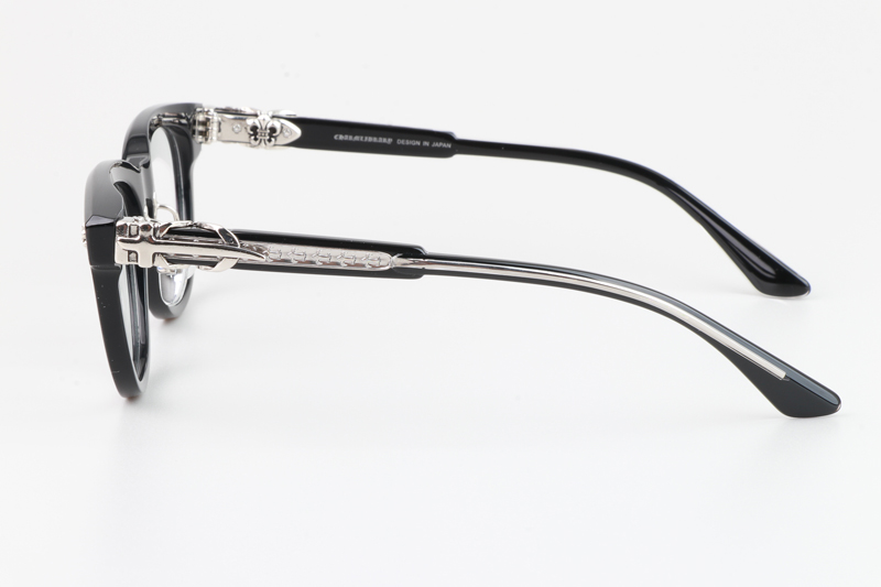 CH8133 Eyeglasses Black Silver