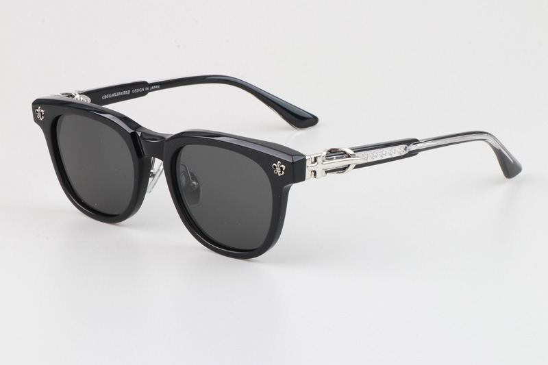 CH8133 Sunglasses Black Silver Gray