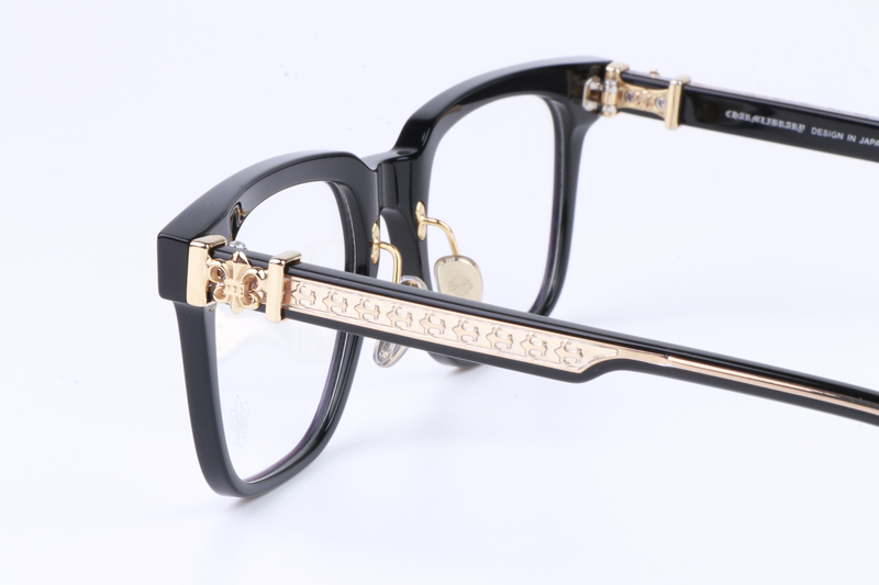 CH8138 Eyeglasses Black Gold