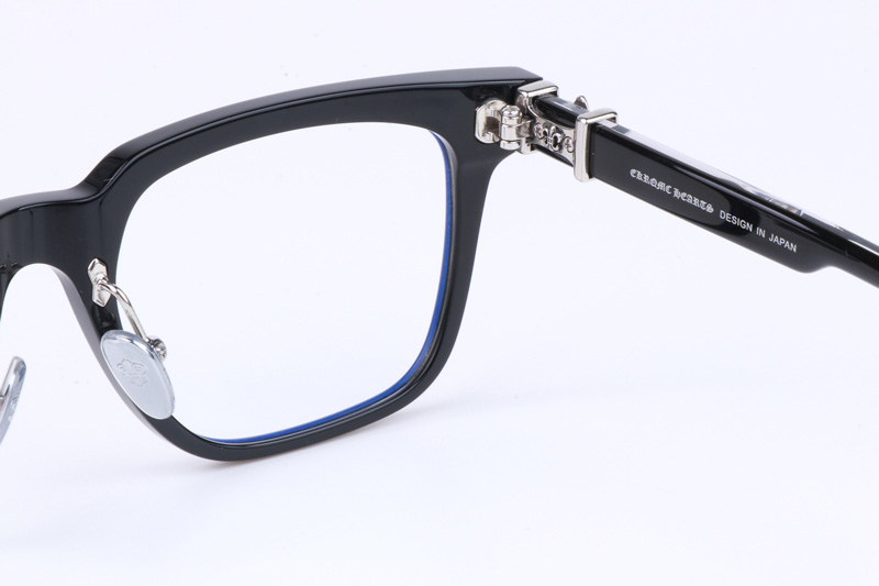 CH8138 Eyeglasses Black Silver