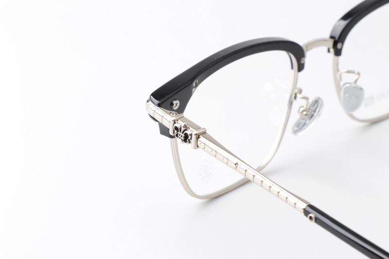 CH8148 Eyeglasses Black Silver