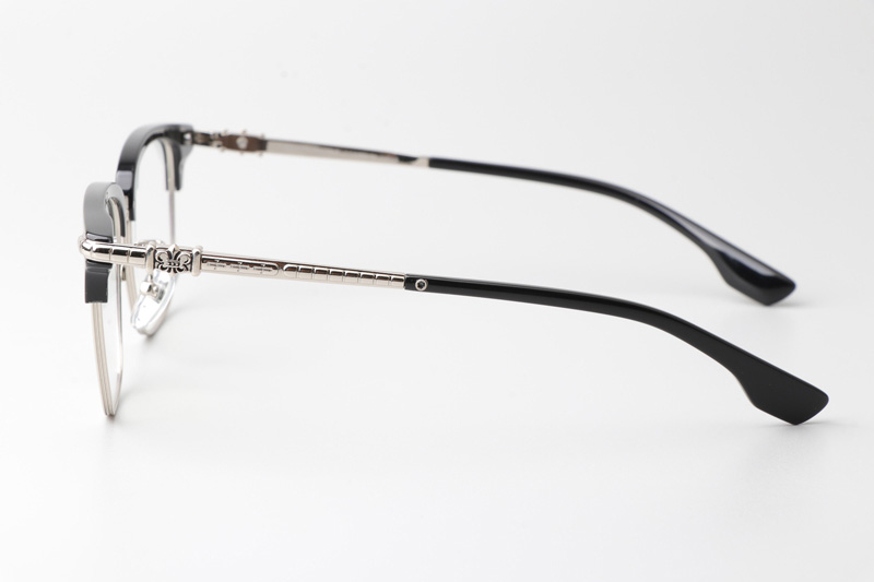 CH8148 Eyeglasses Black Silver