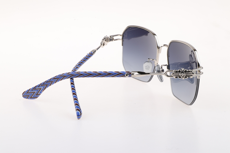 CH8154 Sunglasses Silver Gradient Gray