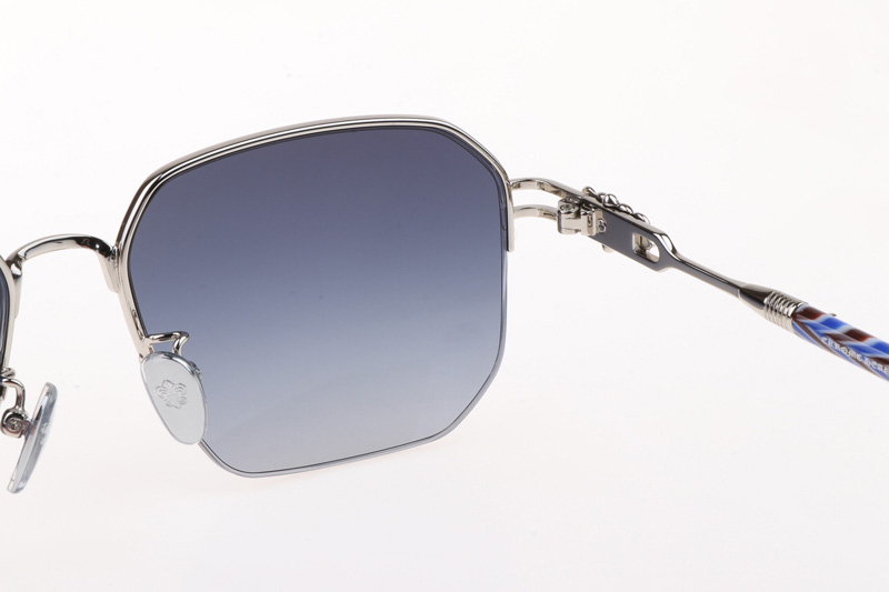 CH8154 Sunglasses Silver Gradient Gray