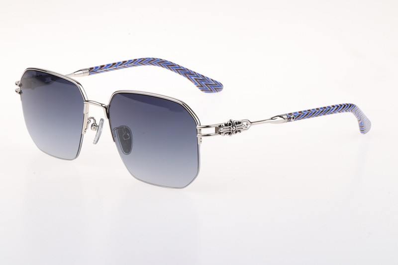 CH8154 Sunglasses Silver Gradient Gray