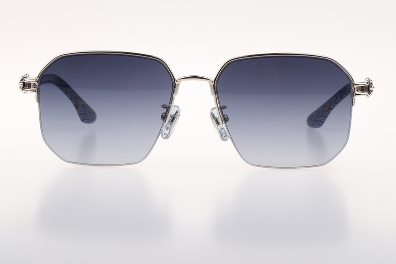 CH8154 Sunglasses Silver Gradient Gray