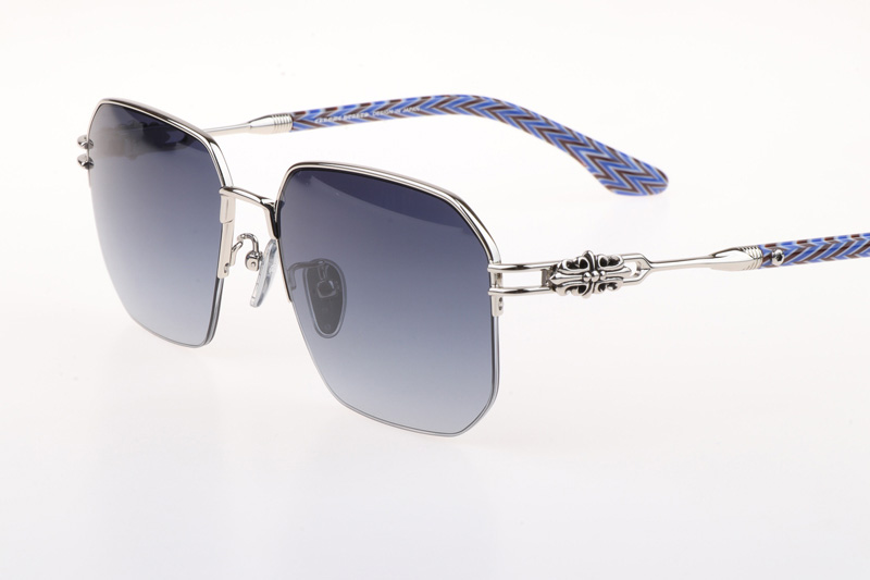 CH8154 Sunglasses Silver Gradient Gray