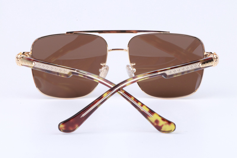 CH8180 Sunglasses Gold Brown