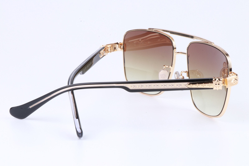 CH8180 Sunglasses Gold Gradient Brown