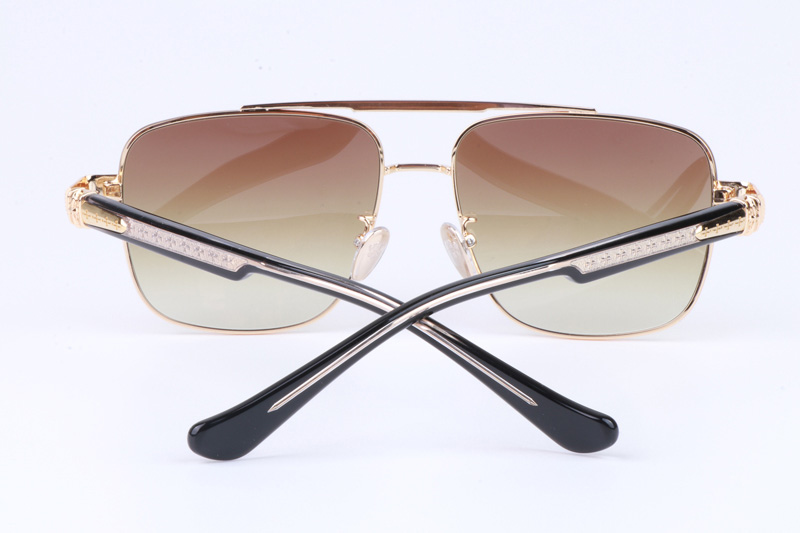 CH8180 Sunglasses Gold Gradient Brown