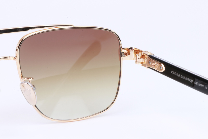 CH8180 Sunglasses Gold Gradient Brown