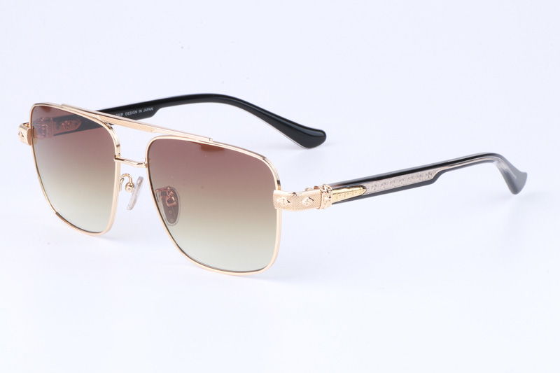 CH8180 Sunglasses Gold Gradient Brown