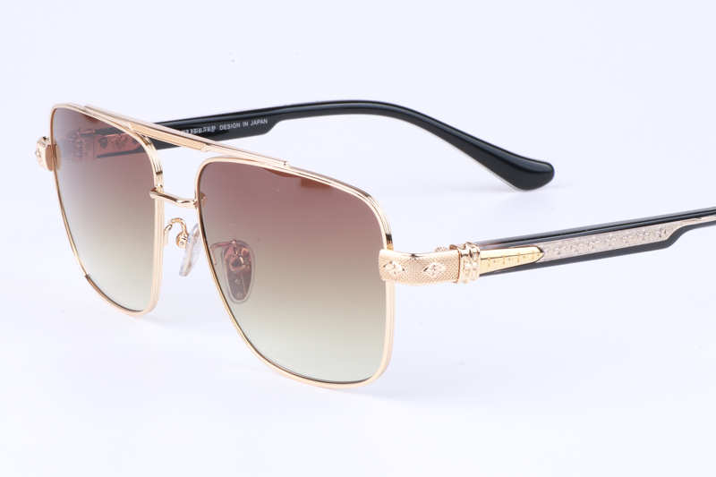 CH8180 Sunglasses Gold Gradient Brown