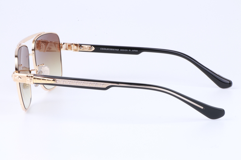 CH8180 Sunglasses Gold Gradient Brown