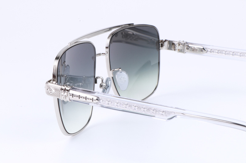 CH8180 Sunglasses Silver Gradient Gray