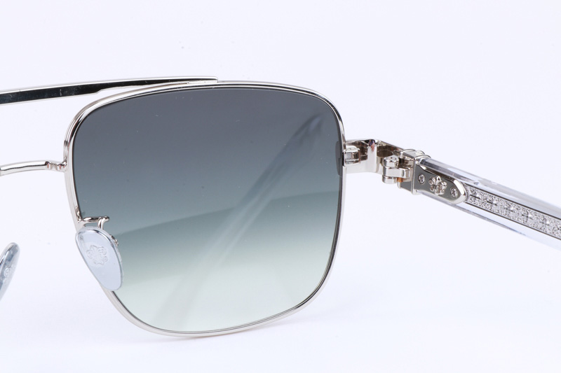 CH8180 Sunglasses Silver Gradient Gray