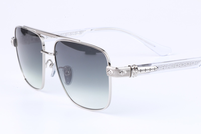 CH8180 Sunglasses Silver Gradient Gray