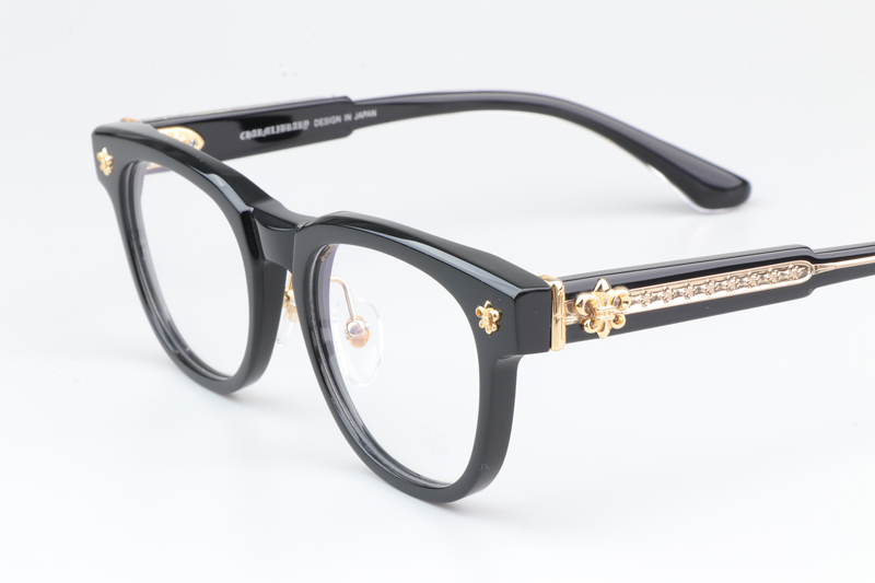 CH8199 Eyeglasses Black Gold