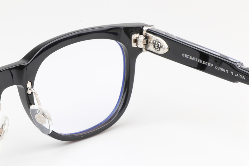 CH8199 Eyeglasses Black Silver