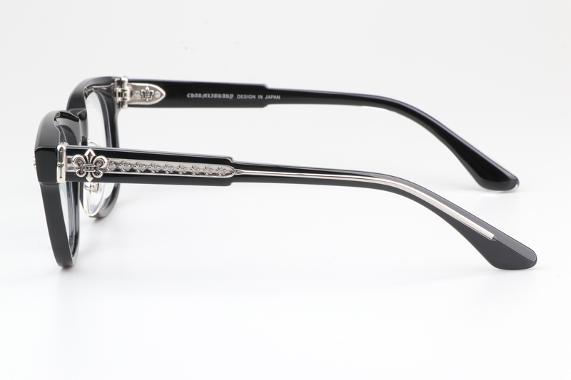 CH8199 Eyeglasses Black Silver