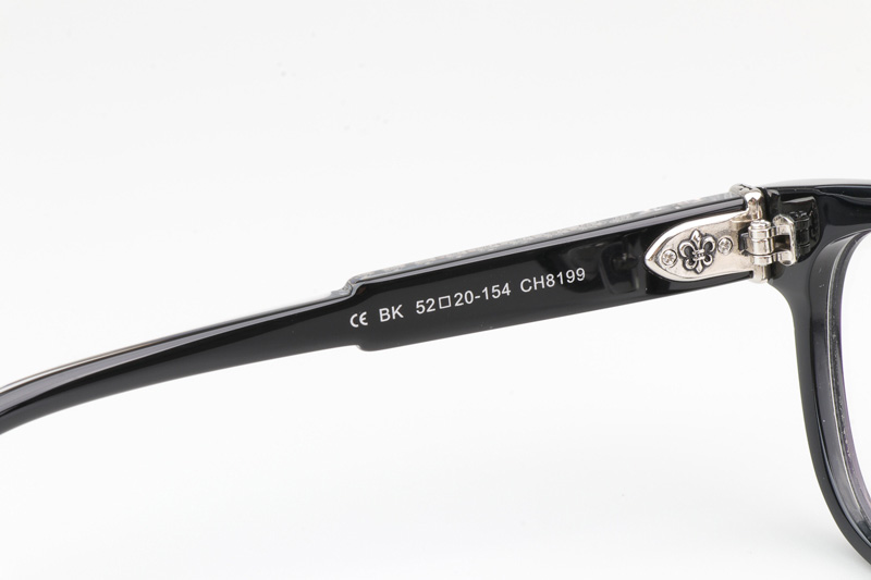 CH8199 Eyeglasses Black Silver