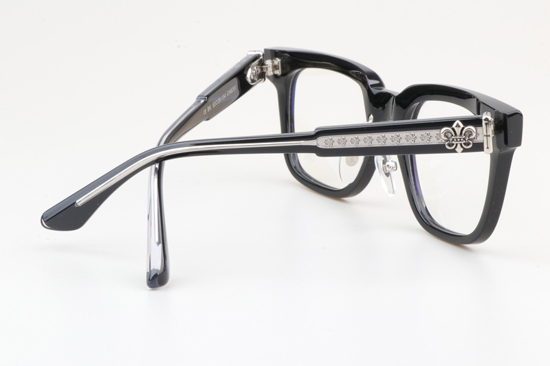 CH8200 Eyeglasses Black Silver