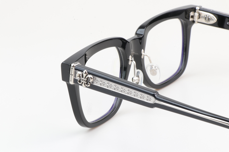 CH8200 Eyeglasses Black Silver