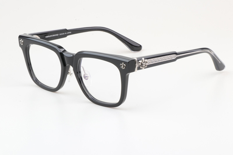 CH8200 Eyeglasses Black Silver