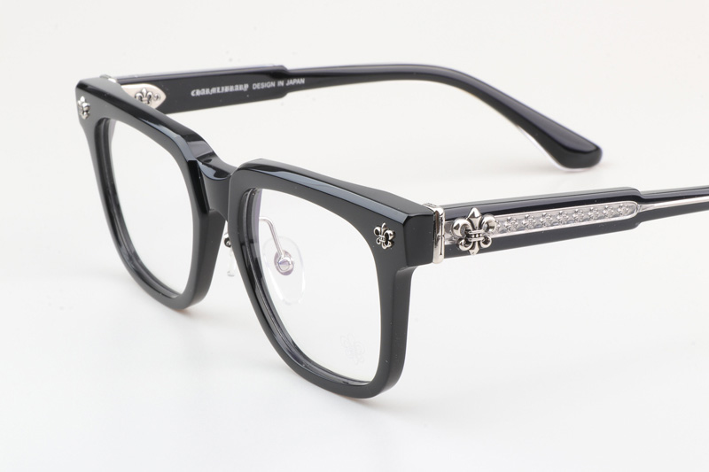 CH8200 Eyeglasses Black Silver