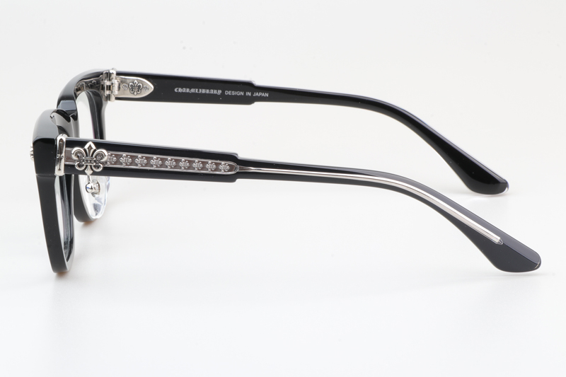 CH8200 Eyeglasses Black Silver