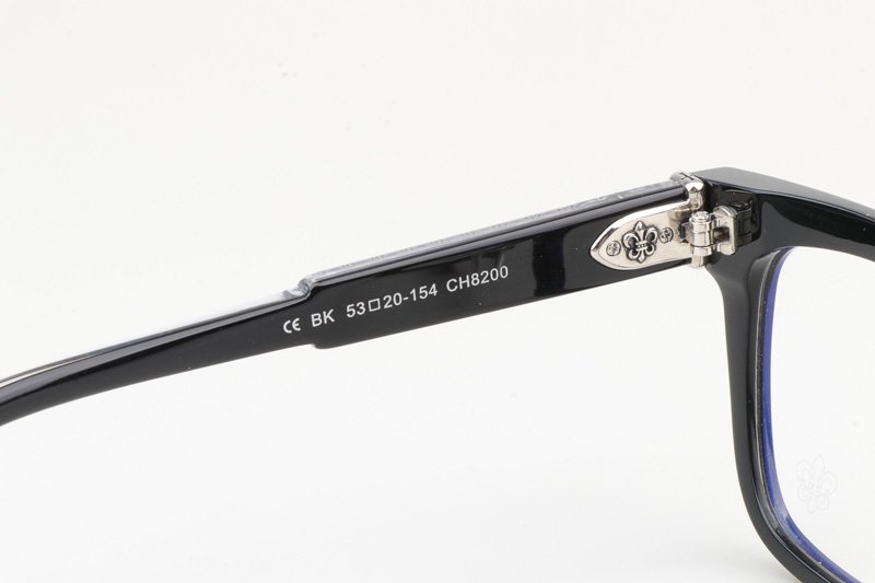 CH8200 Eyeglasses Black Silver