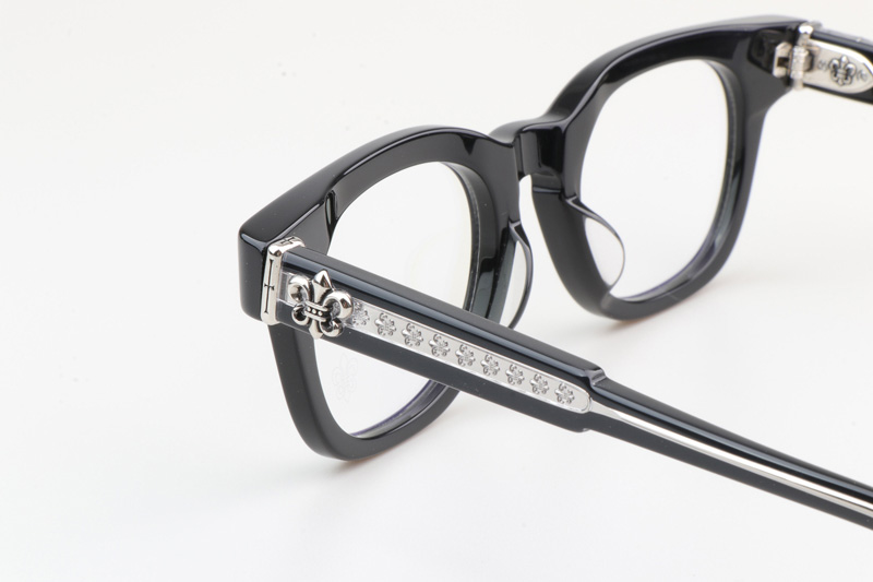 CH8204 Eyeglasses Black Silver