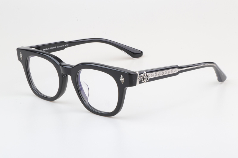 CH8204 Eyeglasses Black Silver