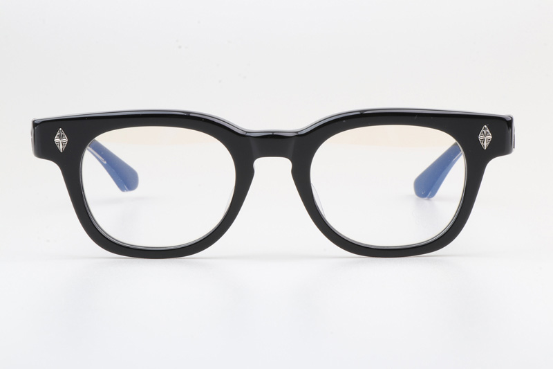 CH8204 Eyeglasses Black Silver