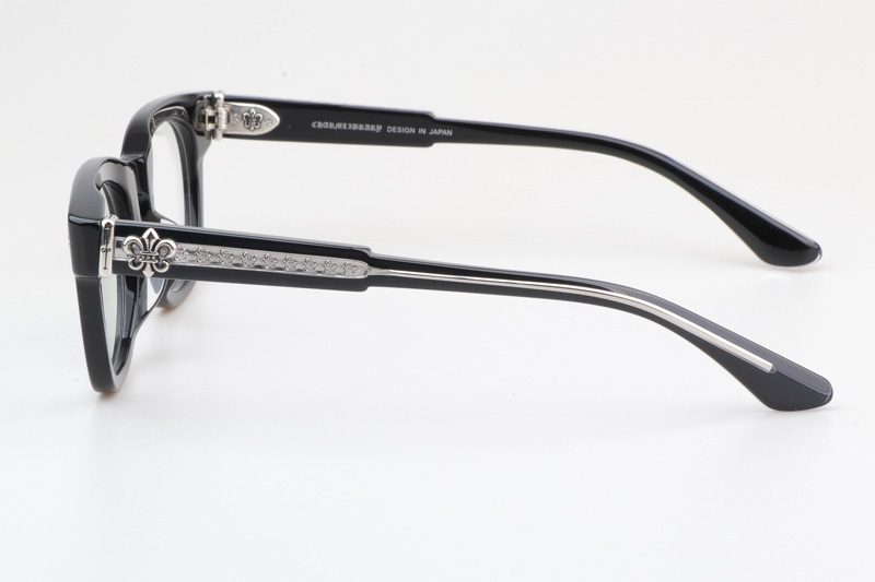 CH8204 Eyeglasses Black Silver