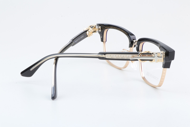 CH8206 Eyeglasses Black Gold