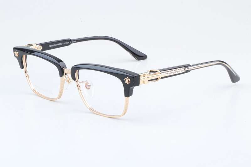 CH8206 Eyeglasses Black Gold