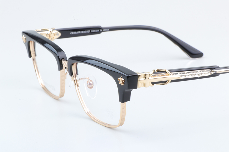 CH8206 Eyeglasses Black Gold