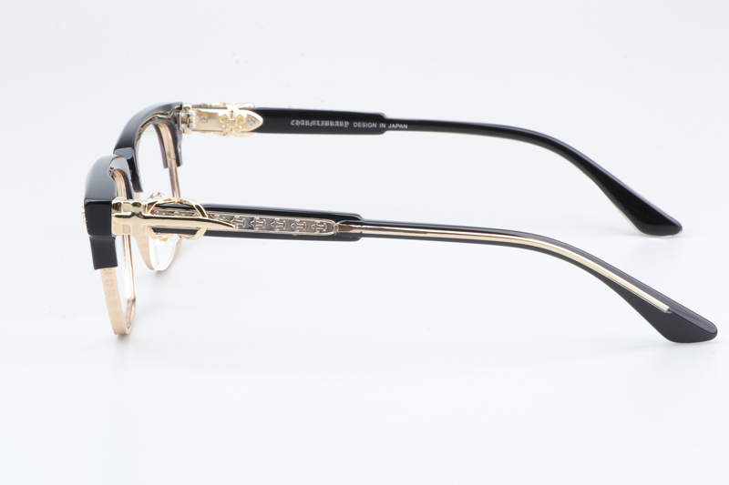 CH8206 Eyeglasses Black Gold