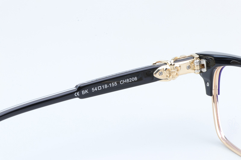 CH8206 Eyeglasses Black Gold