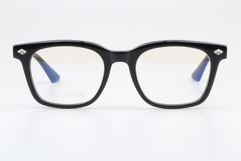 CH8214 Eyeglasses Black Silver