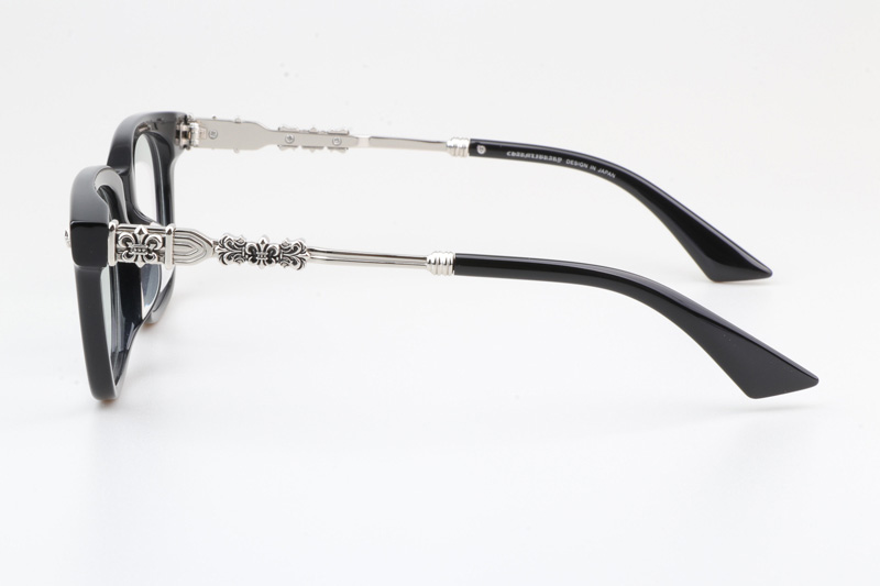 CH8214 Eyeglasses Black Silver